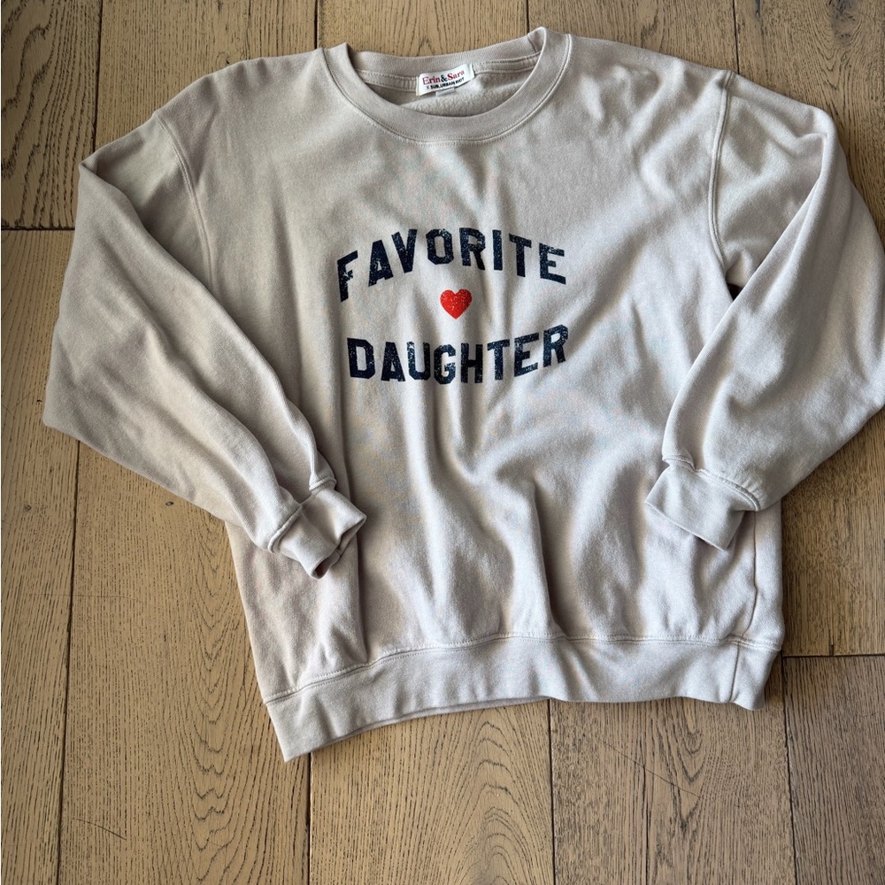 Sub_Urban Riot Erin & Sara Light Beige Crewneck Sweatshirt